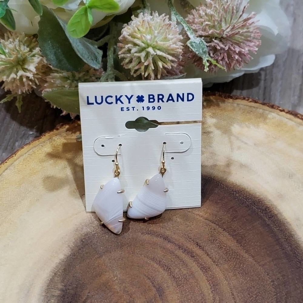 New Lucky brand stone earrings